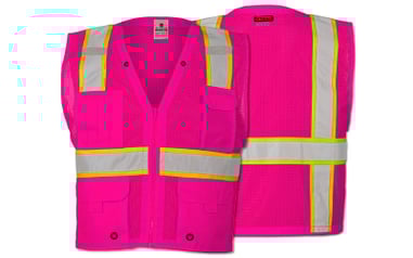 Kishigo Enhanced Visibility Multi Pocket Mesh Vest