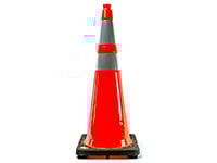 SafeAll MUTCD Orange Reflective Traffic Cone